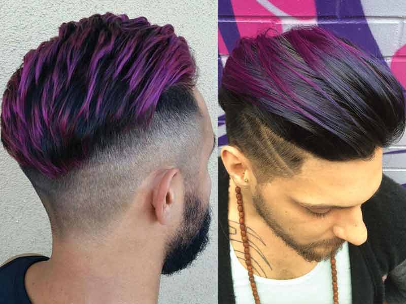 Фиолетовые Волосы Мужские